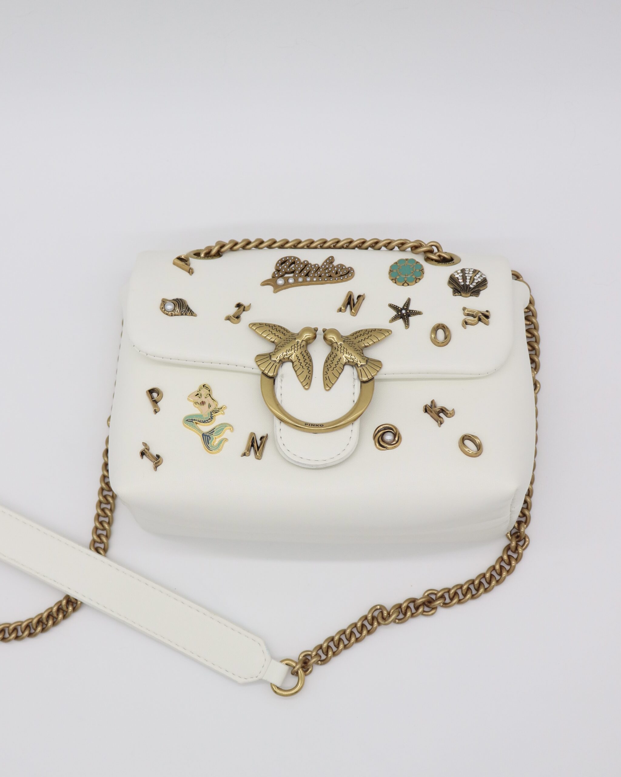 IMG_3557 Mini Love Bag Special Charms - Bela - Slika 1