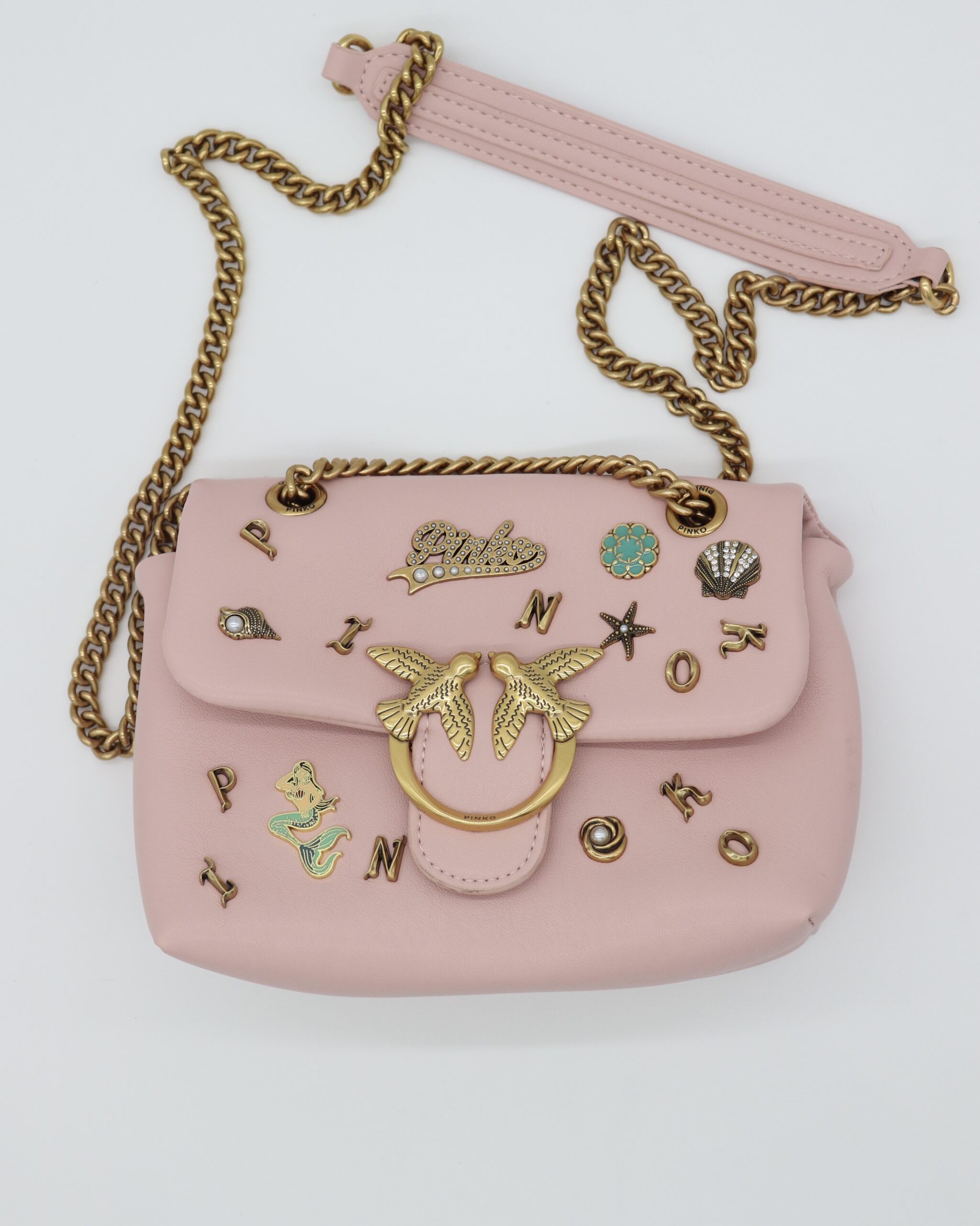 IMG_3623 Mini Love Bag Special Charms - Puder Roze - Slika 1