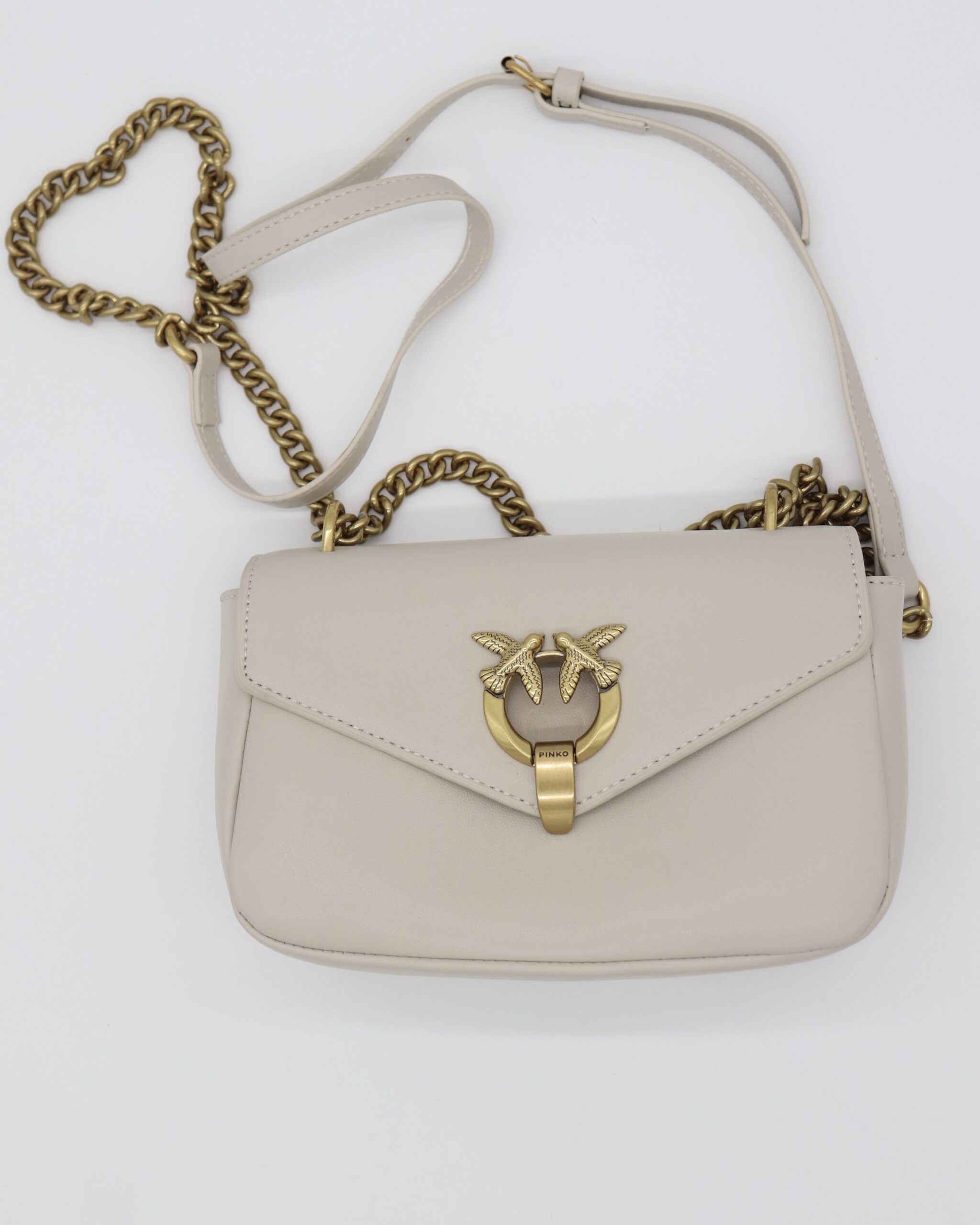 IMG_3647 Pinko Mini Love Bag Jewel Line - Šampanj - Slika 1