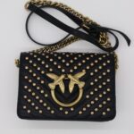 Pinko Mini Love Bag Studded – Crna