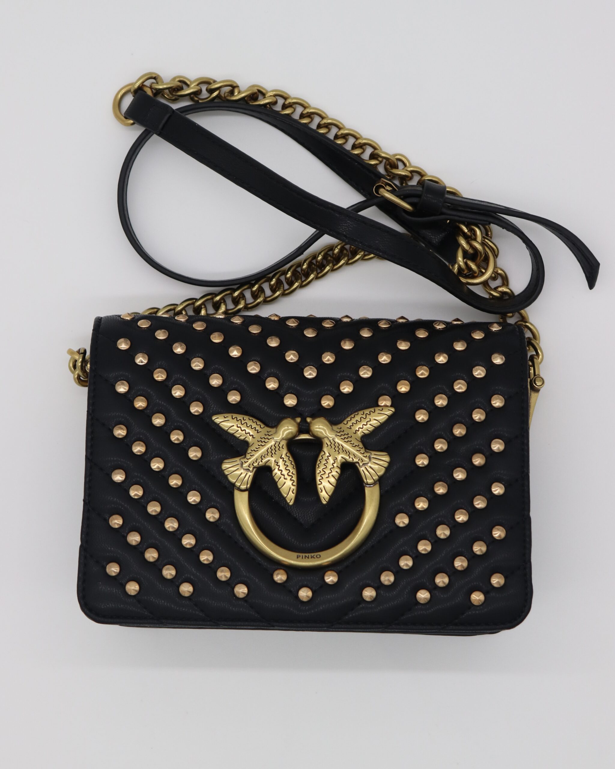 IMG_3679 Pinko Mini Love Bag Studded – Crna - Slika 1