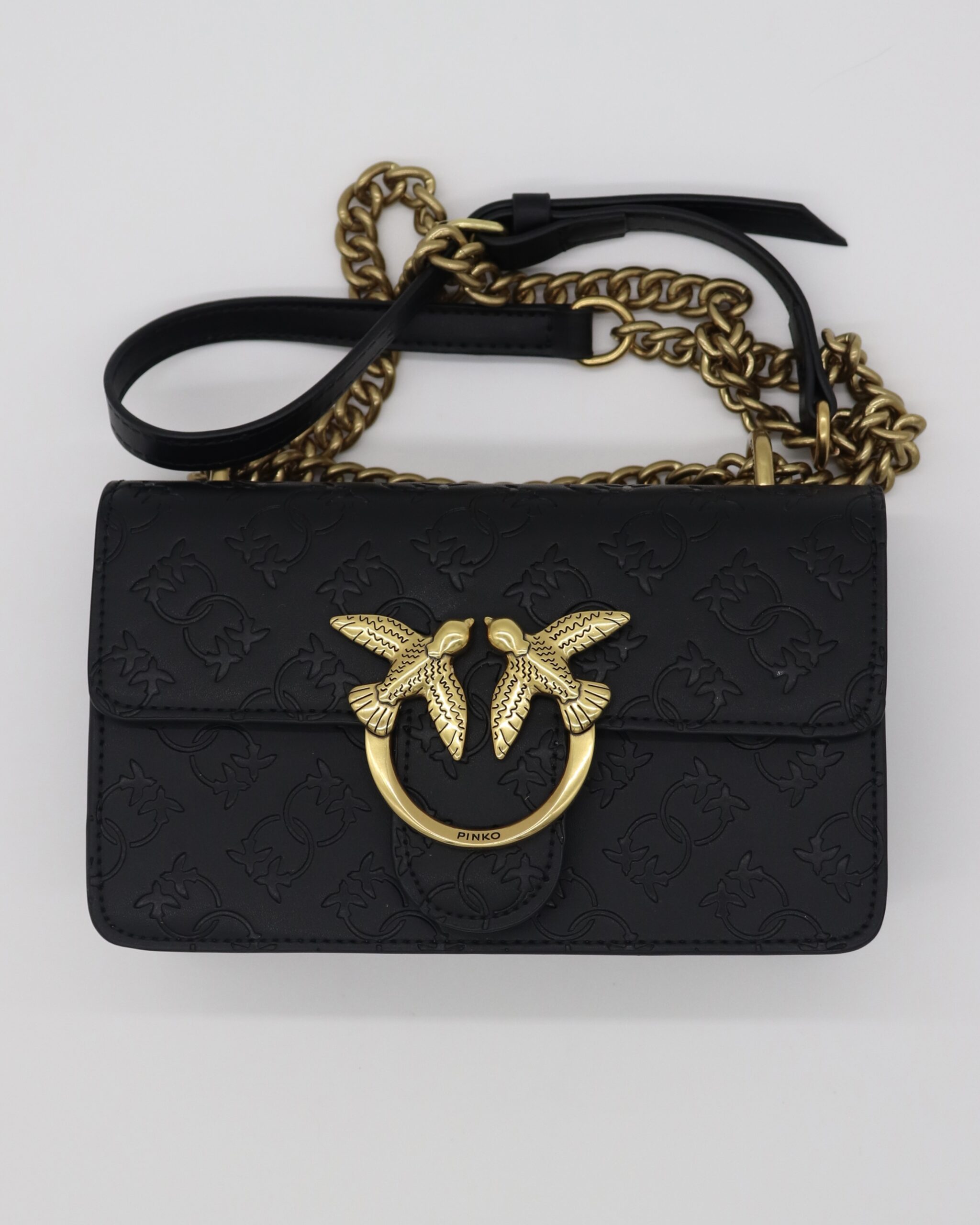 IMG_3699 Pinko Love Bag Embossed – Crna (mala) - Slika 1