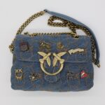 Pinko Mini Love Patch – Plavi teksas