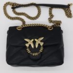 Pinko Mini Love Soft Ring – Crna