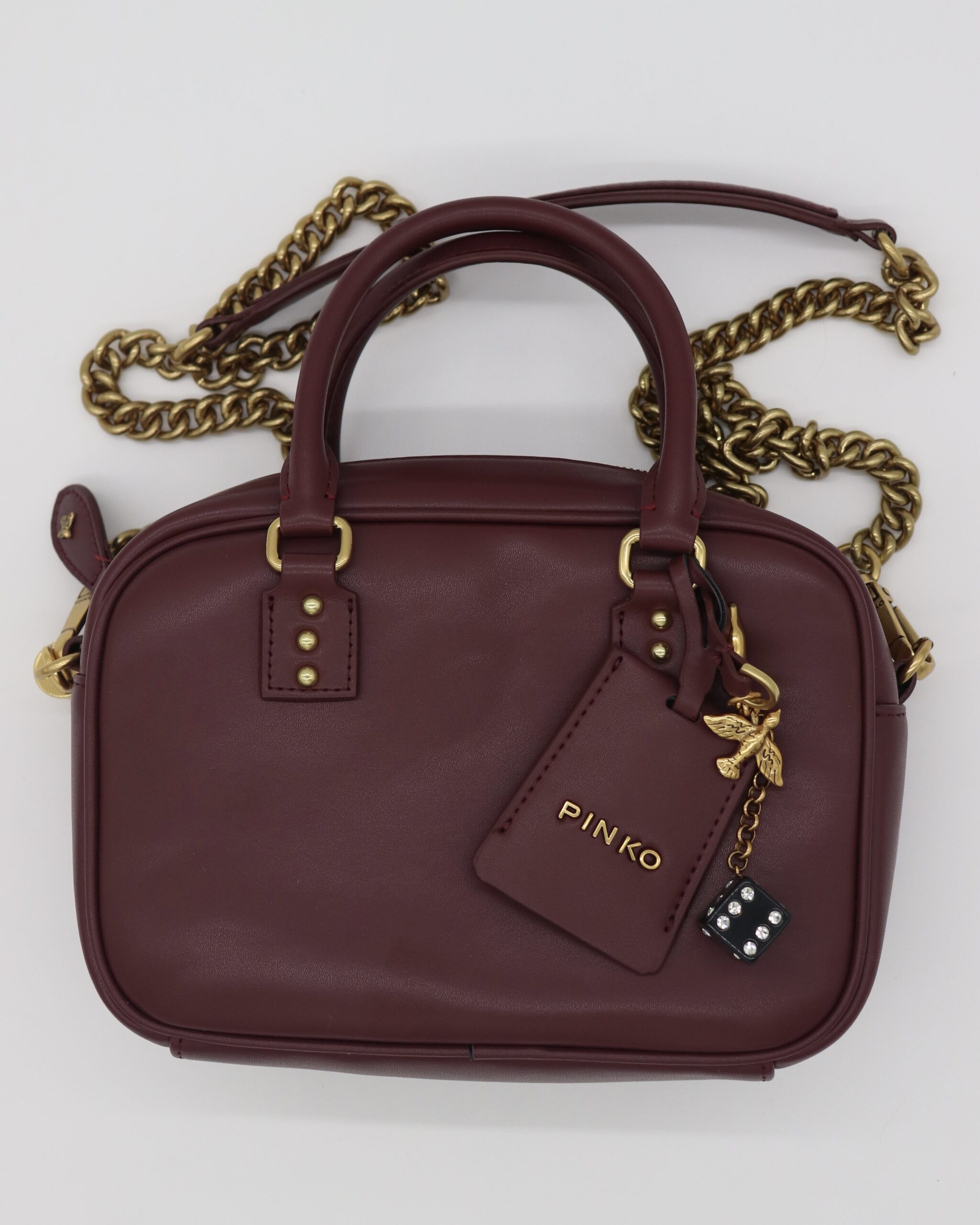 IMG_3843 Pinko Box Bag Charm – Bordo - Slika 1
