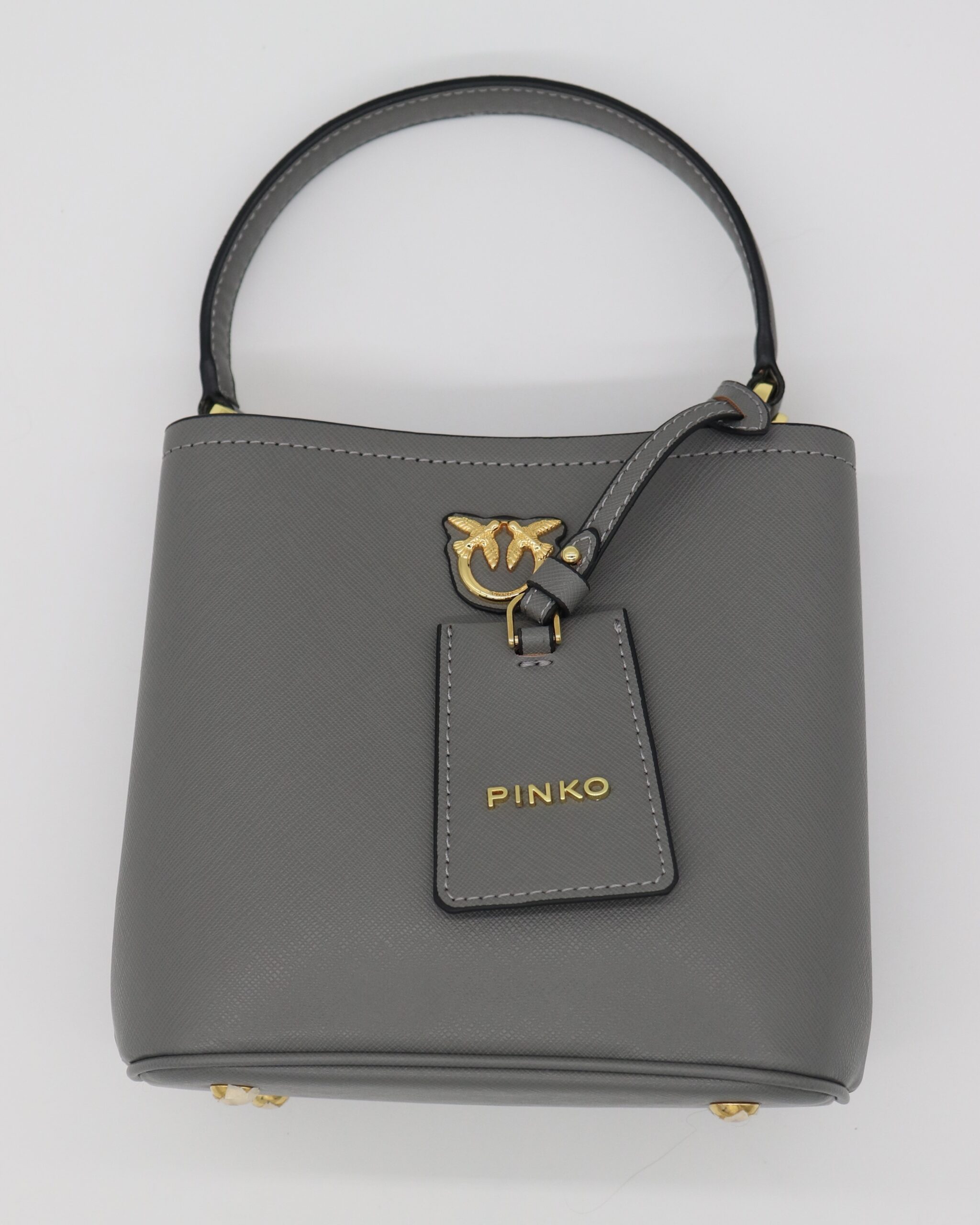 IMG_3892 Pinko Mini Bucket Bag – Siva - Slika 1