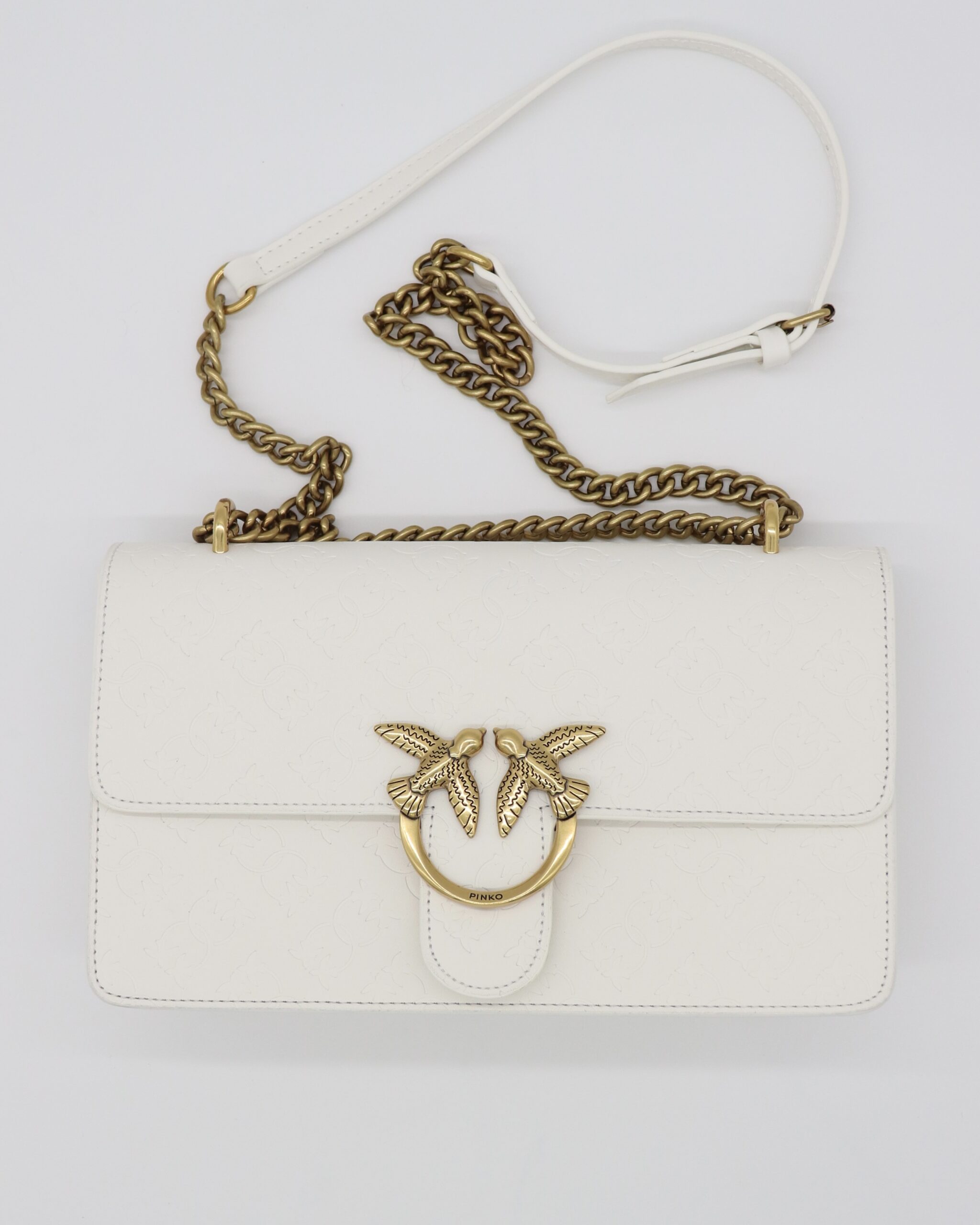 IMG_3922 Pinko Love Bag Embossed – Bela (velika) - Slika 1