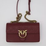 Pinko Love Bag Embossed – Bordo (velika)
