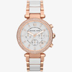 Parker Rose Gold-Tone White Acetate - MK5774