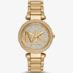 Parker Pavé Gold-Tone Logo - MK7283